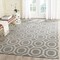 Safavieh 5 x 8 ft. Cedar Brook Rectangle Hand-Loomed Rug Gray & Ivory CDR801F-5 - alternate 1